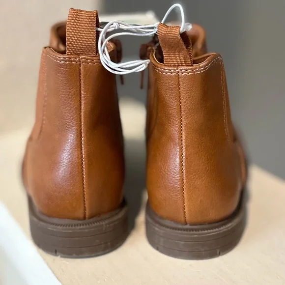 Cat & Jack Toddler Girls Arlo Zipper Shearling Style Boots ARLO Size 8 - Picture 4 of 6